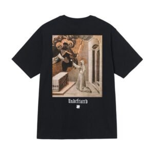 Stussy Black Pattern Casual Short Sleeve T-shirt Spring New Style for Men and Women