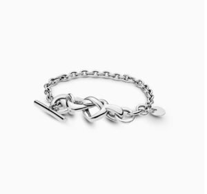 Pandora Ole Heart Interwoven Bracelet Knot Heart Love Couple