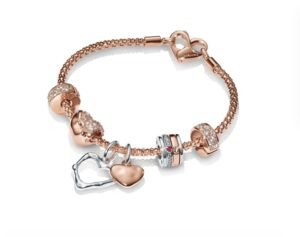 Pandora Love Bracelet Set Rose Gold Love 2-in-1