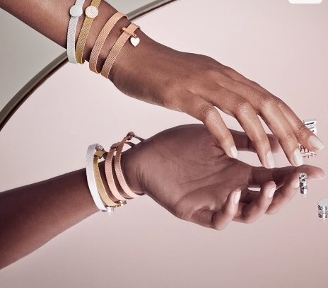 Pandora Bracelet Silver Simple Fashion Couple