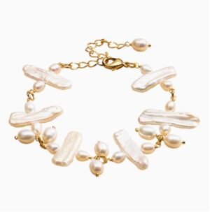 Juicy Grape Pearl Bracelet, original design by Xia, niche European and American style, Baroque temperament, retro bracelet