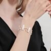 Juicy Grape Pearl Bracelet, original design by Xia, niche European and American style, Baroque temperament, retro bracelet