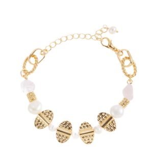 Juicygrape French retro high-end Baroque freshwater pearl light luxury bracelet