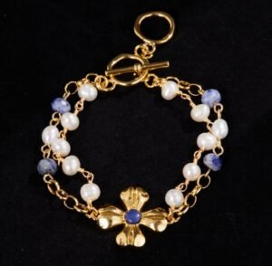 Juicygrape French retro high-end natural Baroque pearl freshwater pearl light luxury bracelet