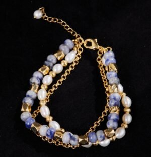 Juicygrape French retro high-end natural Baroque pearl freshwater pearl light luxury bracelet