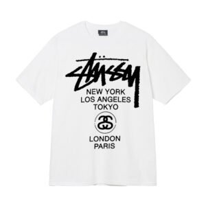 Stussy Creative Printed Casual T-shirt