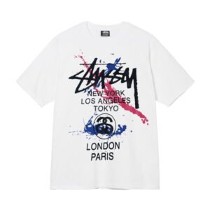 Stussy Creative Printed Casual T-shirt