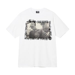 Stusey Creative Printed Pattern Casual T-shirt