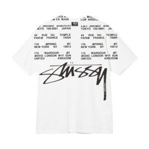 Stusey Creative Printed Pattern Casual T-shirt
