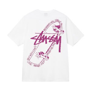 Stussy Creative Printed Casual T-shirt