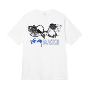 Stusey Creative Printed Pattern Casual T-shirt