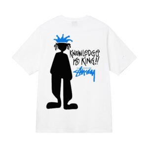 Stusey Creative Printed Pattern Casual T-shirt